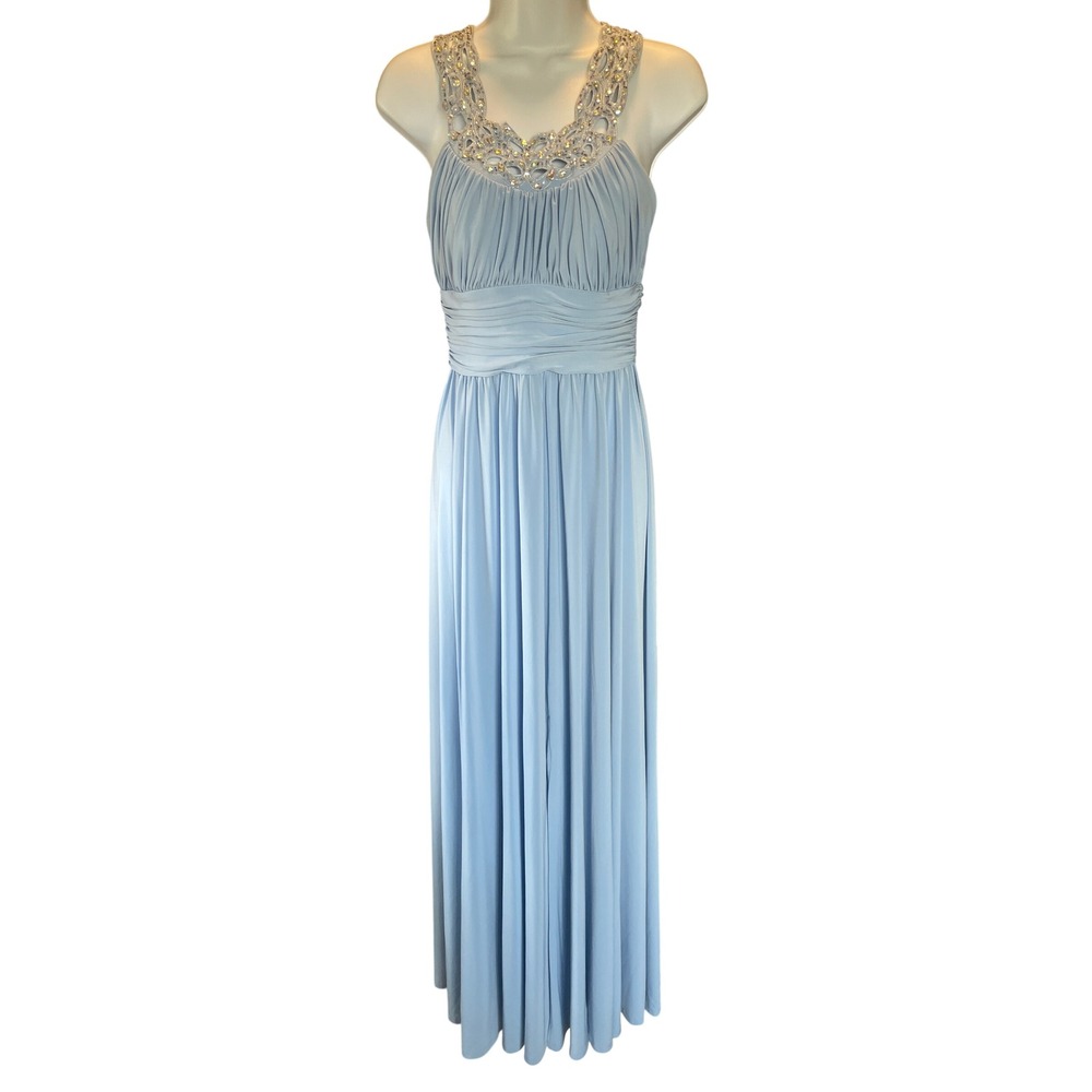 Morgan & Co. Vintage Y2K Ethereal Babydoll Fairy Rhinestone Maxi Dress Size 0